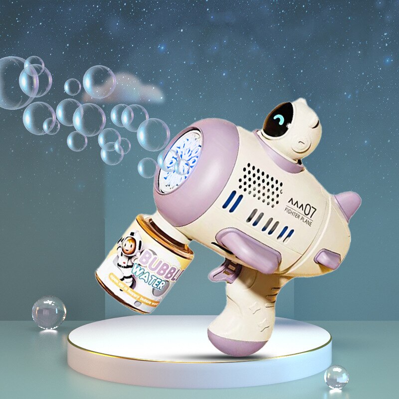 Soap Making Lab - Paarse Bubble Machine Voor Kinderen Automatische