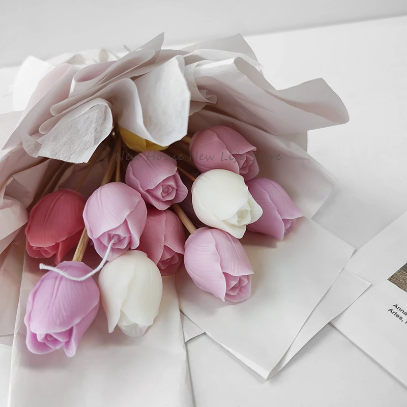 Soap Making Recipes - 3D Tulp Kaars Schimmel Handgemaakte DIY