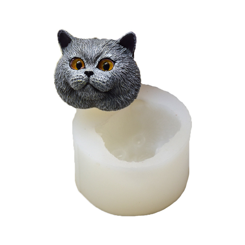 Soap Making Party - Siliconen Mal Kortharige Kat Vormige Handgemaakte