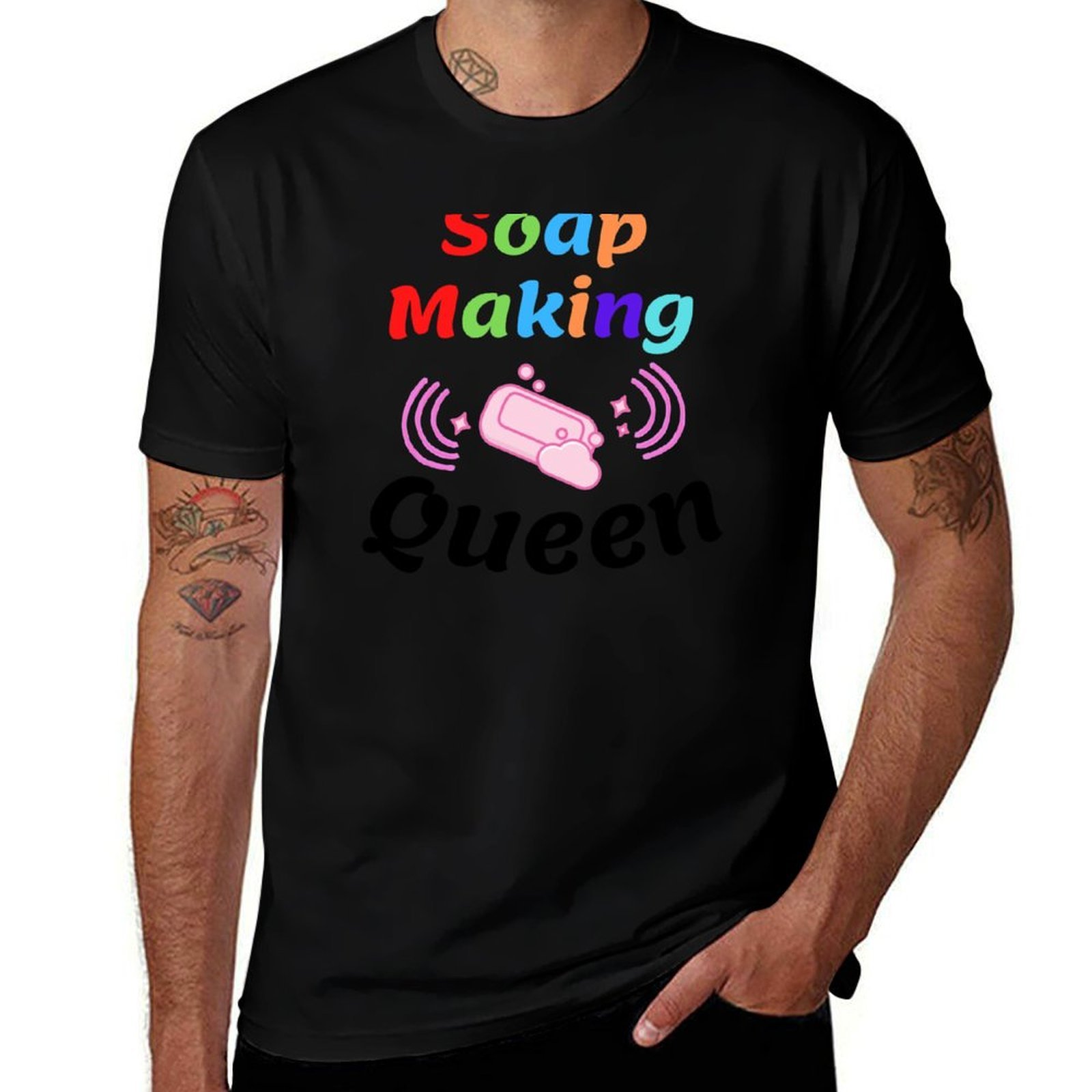 Soap Making Queen - Soap Making Queen grappig T-shirt Casual