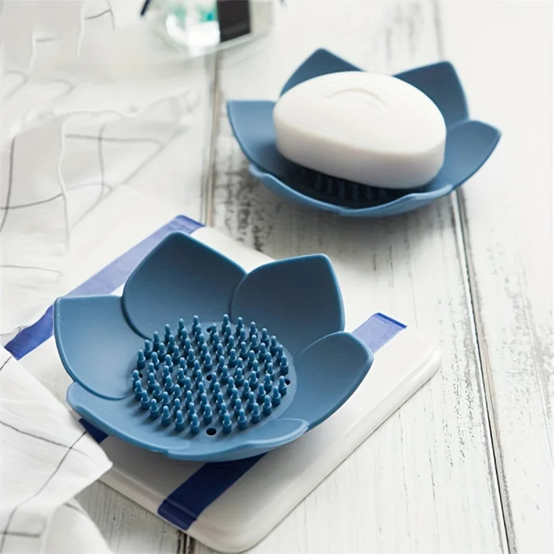 Soap Dish Draining - 1 stks Badkamer Zeepkist Lotus Design