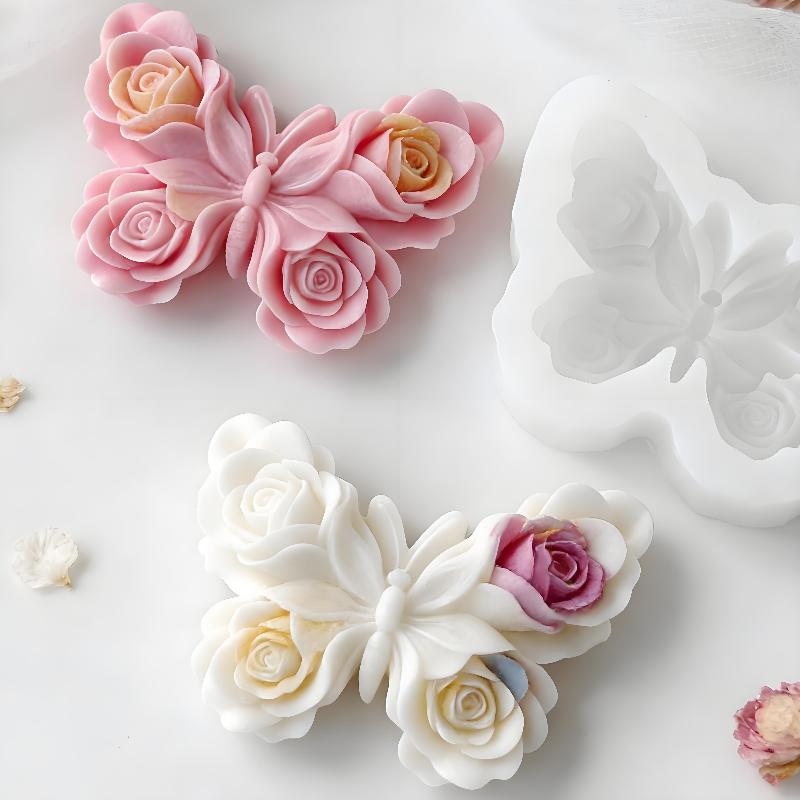 Soap Making Party - DIY Rose Butterfly Form siliconen mal