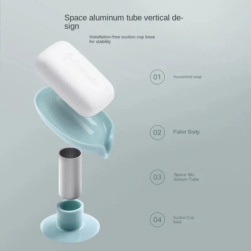 Afvoerbaar zeepbakje bladsvorm - Soap Dish Draining recensie en prijs