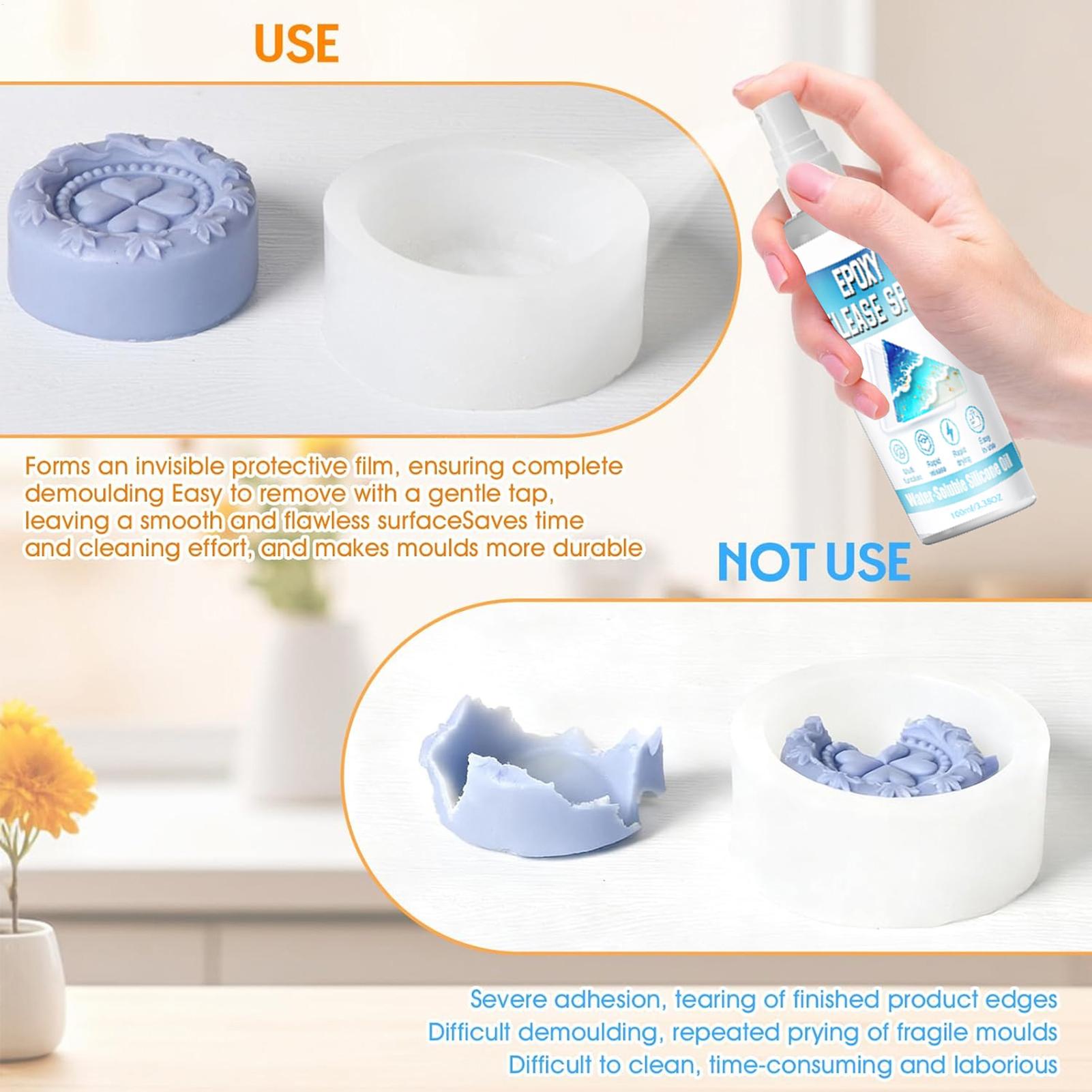 Siliconen ontvormspray Epoxy o - Soap Making Party recensie en prijs