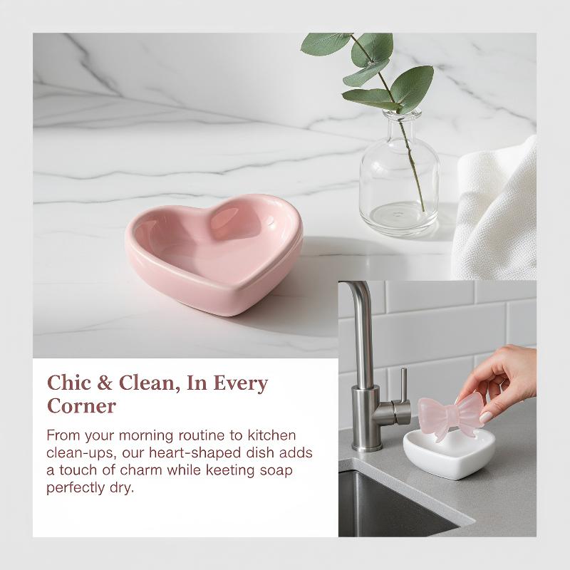 Schattig hartvormig keramisch  - Soap Dish Draining recensie en prijs