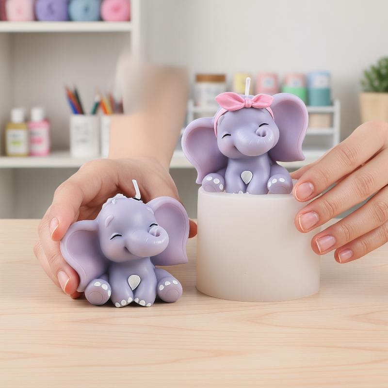 Schattige 3D olifant siliconen - Soap Making Dish recensie en prijs