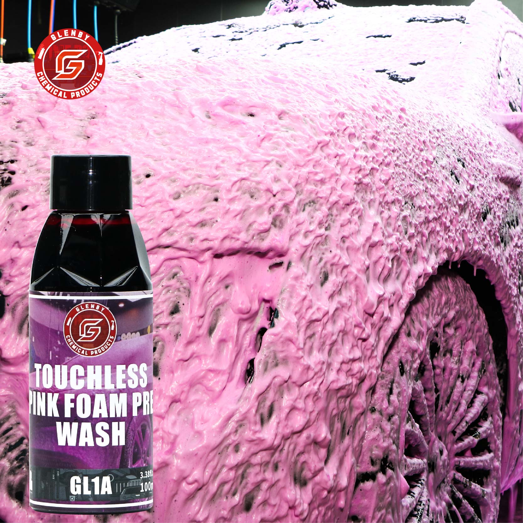 Roze Schuim Autolakwaszeep - F - Soap Making Foam recensie en prijs