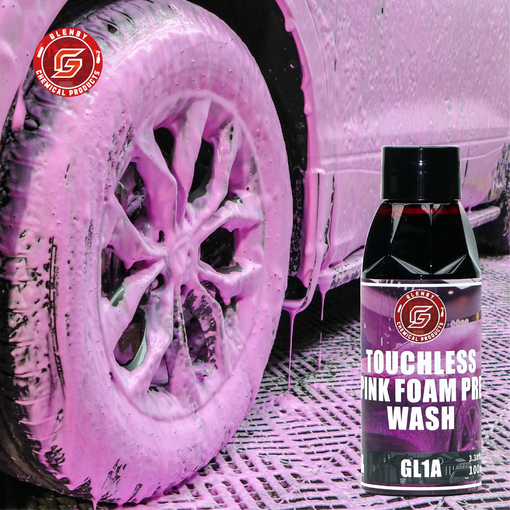 Roze Schuim Autolakwaszeep - F - Soap Making Foam recensie en prijs