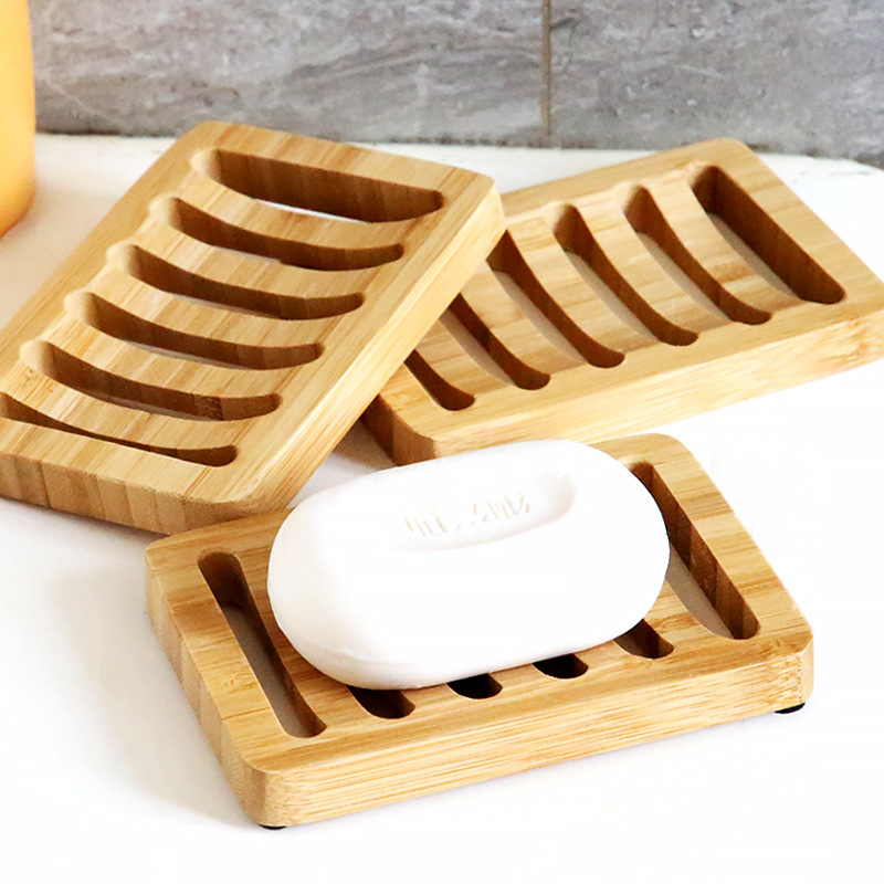 Bamboe Case Tray Houten voorko - Soap Dish Draining recensie en prijs