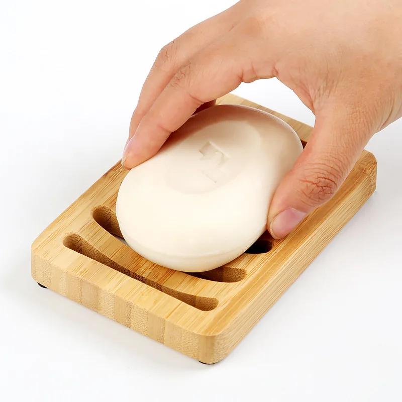 Bamboe Case Tray Houten voorko - Soap Dish Draining recensie en prijs