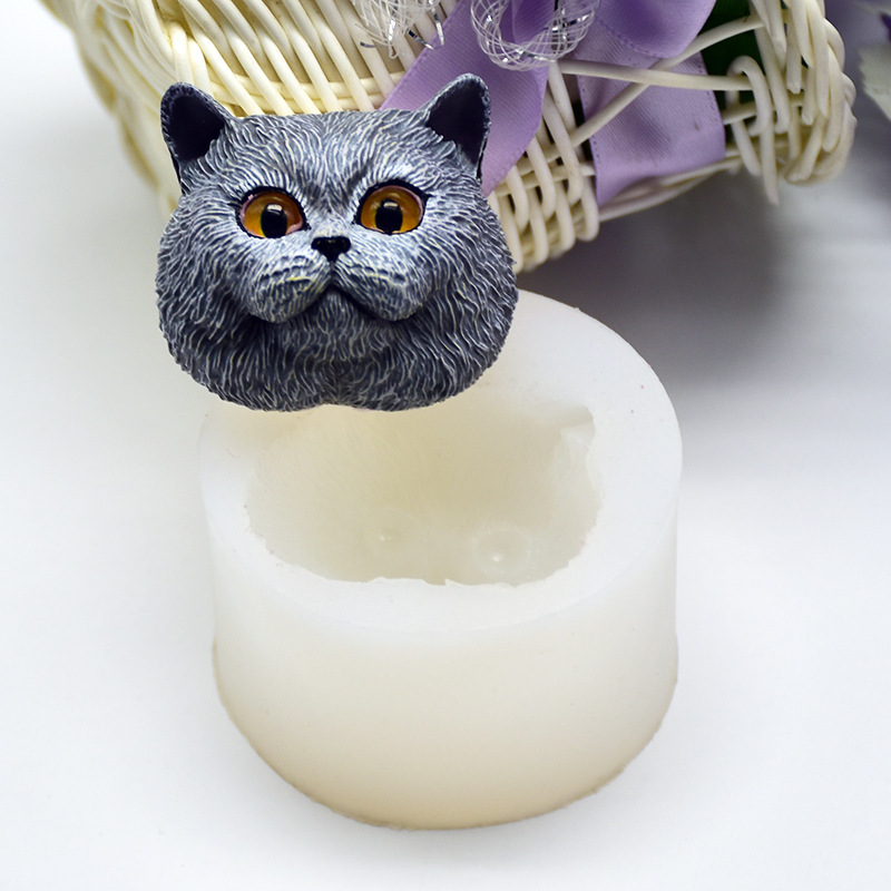 Siliconen Mal Kortharige Kat V - Soap Making Party recensie en prijs