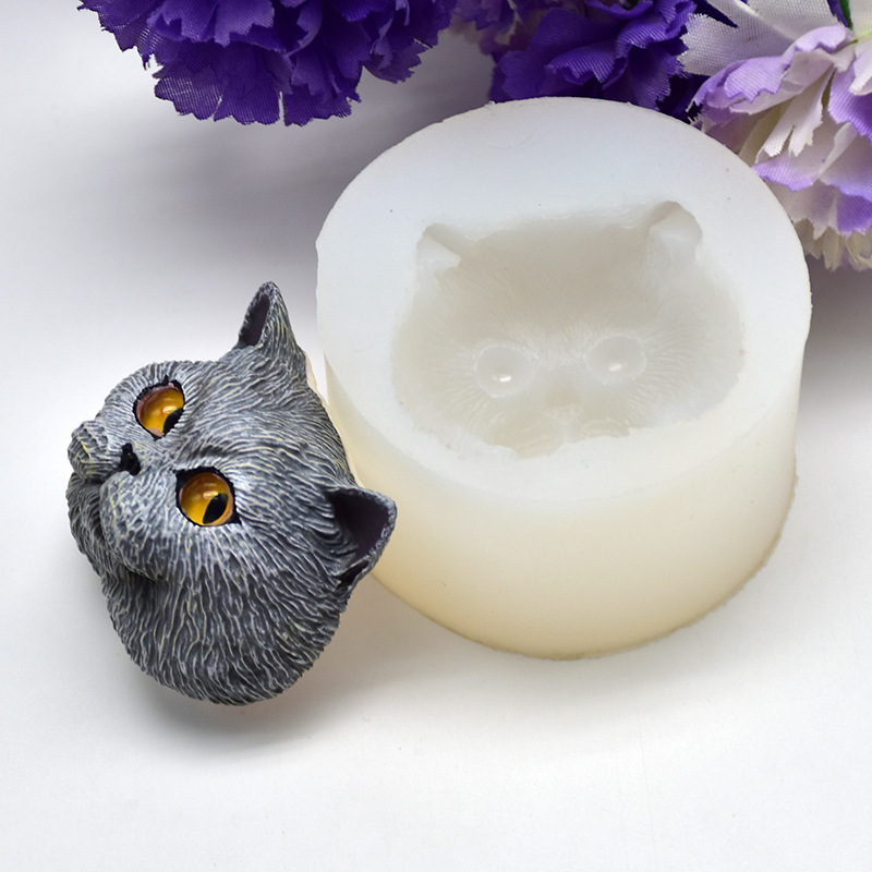Siliconen Mal Kortharige Kat V - Soap Making Party recensie en prijs