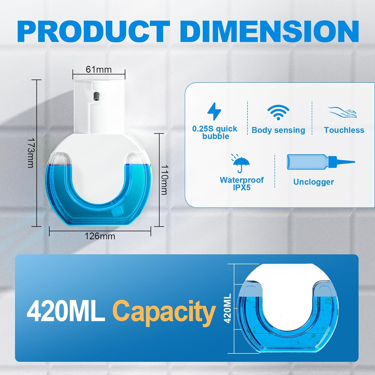 420 ml grote capaciteit touchl - Soap Making Foam recensie en prijs