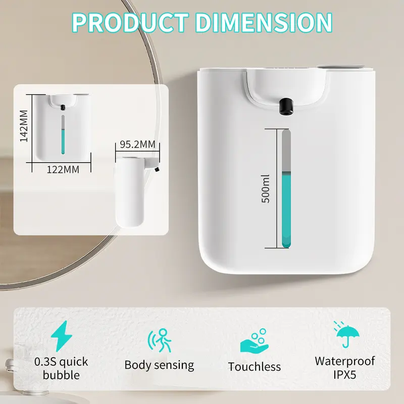 500 ml grote capaciteit 9-nive - Soap Making Foam recensie en prijs